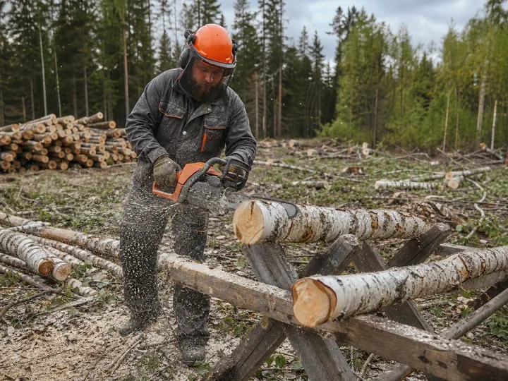 Распил дров по длине 25 см в Архангельском